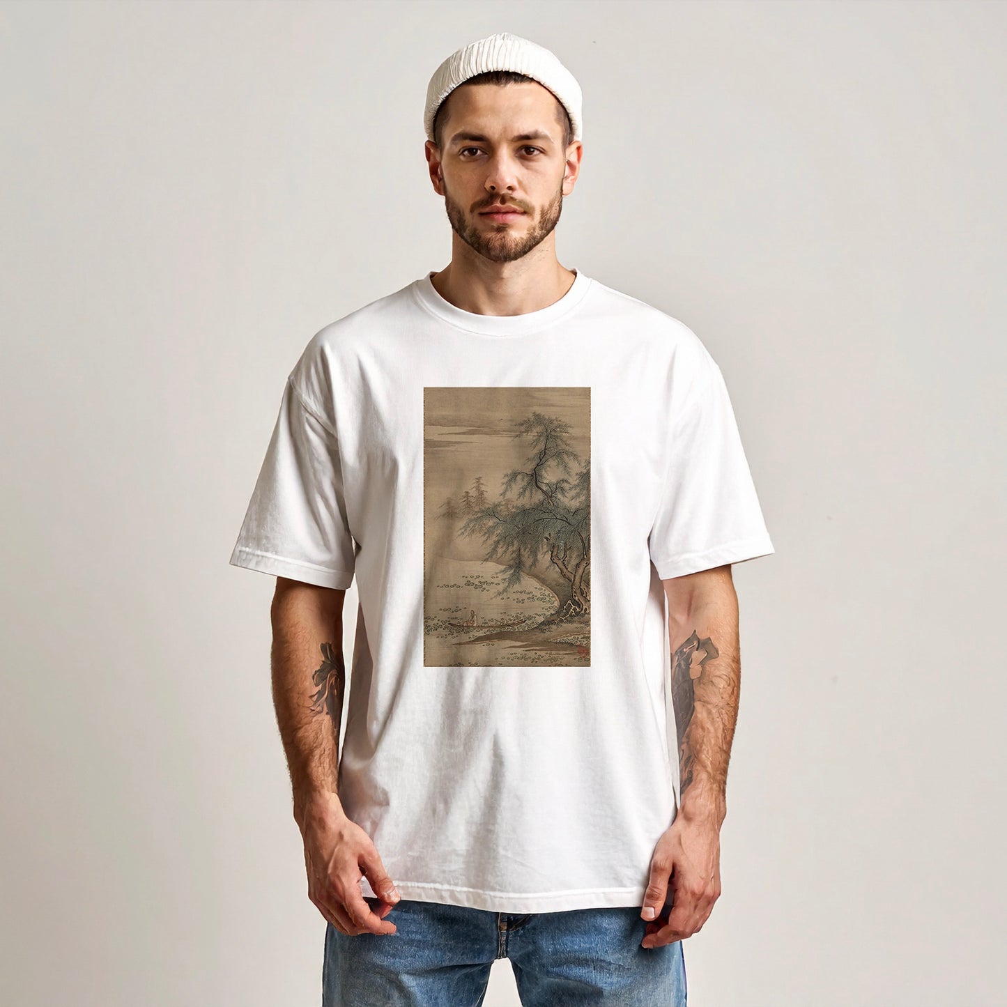 Zhou Maoshu Admiring Lotuses